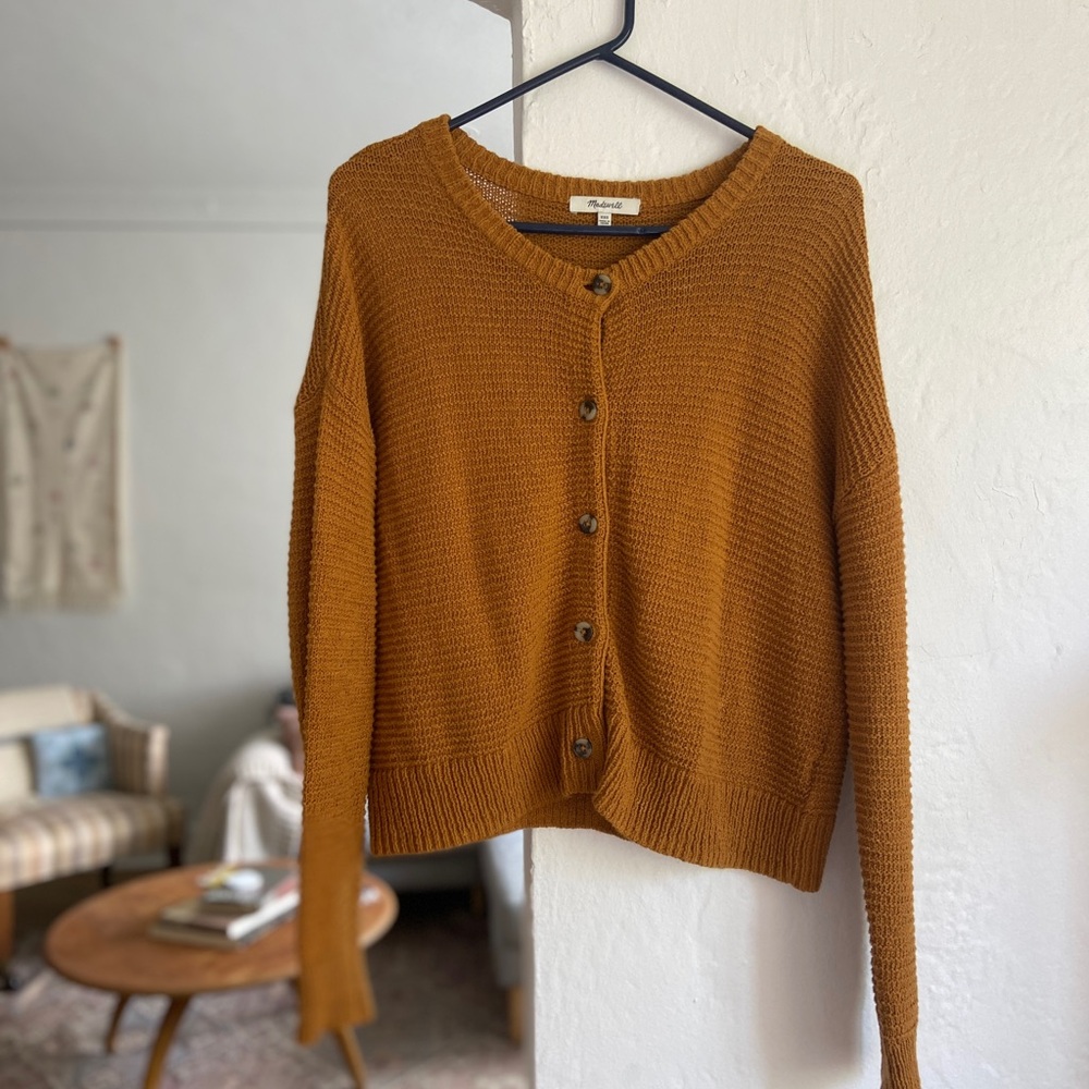 Madewell cotton cardigan
